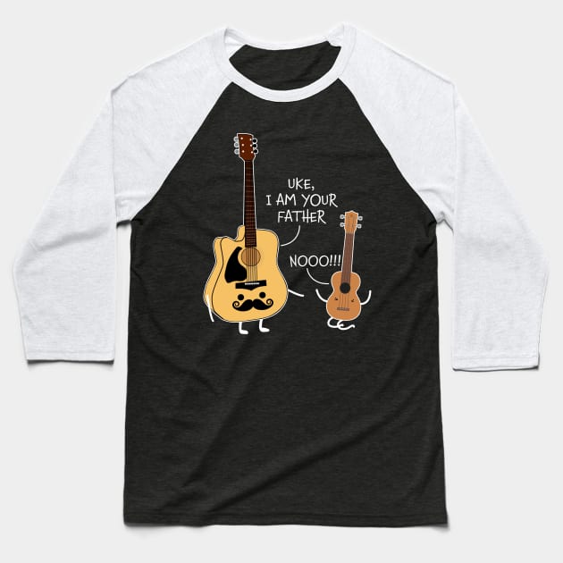 Uke I Am Your Father T Shirt Ukulele Guitar Music Baseball T-Shirt by Danielsmfbb